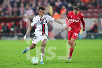 2022-11-03 - Hicham Boudaoui of Nice during the UEFA Conference League, Group D football match between FC Koln and OGC Nice on November 3, 2022 at RheinEnergieStadion in Koln, Germany - FOOTBALL - CONFERENCE LEAGUE - KOLN V NICE - UEFA CONFERENCE LEAGUE - SOCCER