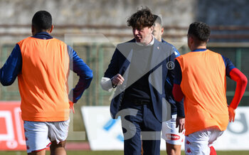 2022-01-30 - L'allenatore dell'SSC Bari Michele Mignani - PAGANASE VS BARI - ITALIAN SERIE C - SOCCER