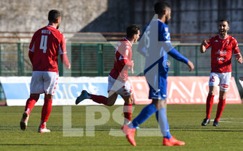 2022-01-30 - Alessandro Mallamo (99) SSC Bari esulta dopo aver messo a segno il goal del 0 2 - PAGANASE VS BARI - ITALIAN SERIE C - SOCCER