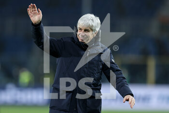 2022-01-12 - Gian Piero Gasperini (Atalanta BC) greets fans - ATALANTA BC VS VENEZIA FC - ITALIAN CUP - SOCCER