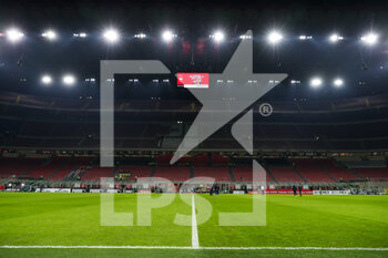 2022-01-13 - A general view inside the stadium during the Coppa Italia 2021/22 football match between AC Milan and Genoa CFC at Giuseppe Meazza Stadium, Milan, Italy on January 13, 2022 - AC MILAN VS GENOA CFC - ITALIAN CUP - SOCCER