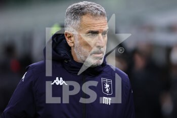 2022-01-13 - Mauro Tassotti Vice Coach of Genoa CFC looks on during the Coppa Italia 2021/22 football match between AC Milan and Genoa CFC at Giuseppe Meazza Stadium, Milan, Italy on January 13, 2022 - AC MILAN VS GENOA CFC - ITALIAN CUP - SOCCER