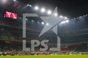 2022-01-13 - A general view inside the stadium during the Coppa Italia 2021/22 football match between AC Milan and Genoa CFC at Giuseppe Meazza Stadium, Milan, Italy on January 14, 2022 - AC MILAN VS GENOA CFC - ITALIAN CUP - SOCCER