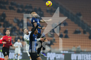 2022-01-19 - Arturo Vidal of FC Internazionale in action during the Coppa Italia 2021/22 football match between FC Internazionale and Empoli FC at Giuseppe Meazza Stadium, Milan, Italy on January 19, 2022 - INTER - FC INTERNAZIONALE VS EMPOLI FC - ITALIAN CUP - SOCCER