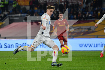 2022-01-20 - Marcin Listkowski (US Lecce)  during the Coppa Italia Frecciarossa round of 16 match between AS Roma vs US Lecce at the Olimpic Stadium in Rome on 20 January 2022. - AS ROMA VS US LECCE - ITALIAN CUP - SOCCER