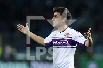 2022-02-10 - Alvaro Odriozola (ACF Fiorentina) gestures - ATALANTA BC VS ACF FIORENTINA - ITALIAN CUP - SOCCER