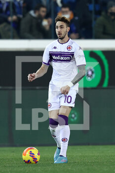 2022-02-10 - Gaetano Castrovilli (ACF Fiorentina) in action - ATALANTA BC VS ACF FIORENTINA - ITALIAN CUP - SOCCER