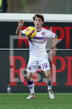 2022-02-10 - Alvaro Odriozola (ACF Fiorentina) in action - ATALANTA BC VS ACF FIORENTINA - ITALIAN CUP - SOCCER