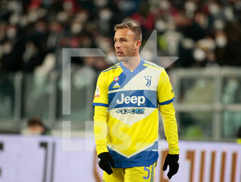 2022-01-18 - Melo Arthur (Juventus Fc) during the Italian Cup, Coppa Italia, round of 16 football match between Juventus FC and UC Sampdoria on January 18, 2022 at Allianz Stadium in Turin, Italy - JUVENTUS FC VS UC SAMPDORIA - ITALIAN CUP - SOCCER