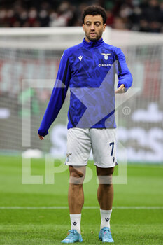 2022-02-09 - Felipe Anderson of SS Lazio warms up during the Coppa Italia 2021/22 football match between AC Milan and SS Lazio at Giuseppe Meazza Stadium, Milan, Italy on February 09, 2022 - AC MILAN VS SS LAZIO - ITALIAN CUP - SOCCER