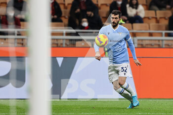 2022-02-09 - Danilo Cataldi of SS Lazio in action during the Coppa Italia 2021/22 football match between AC Milan and SS Lazio at Giuseppe Meazza Stadium, Milan, Italy on February 09, 2022 - AC MILAN VS SS LAZIO - ITALIAN CUP - SOCCER