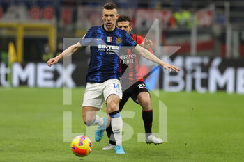 2022-03-01 - Ivan Perisic of FC Internazionale in action during the Coppa Italia 2021/22 football match between AC Milan and FC Internazionale at Giuseppe Meazza Stadium, Milan, Italy on March 01, 2022 - AC MILAN VS FC INTERNAZIONALE - ITALIAN CUP - SOCCER