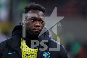 2022-03-01 - Felipe Caicedo of FC Internazionale looks on during the Coppa Italia 2021/22 football match between AC Milan and FC Internazionale at Giuseppe Meazza Stadium, Milan, Italy on March 01, 2022 - AC MILAN VS FC INTERNAZIONALE - ITALIAN CUP - SOCCER