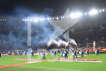 2022-05-11 - 
ROME, ITALY - May 11 : Choreographi  pose a photo before  the   Italian Cup final soccer match between  FC Juventus and Inter Milan FC at Stadio Olimpico on May 11,2022 in Rome,Italy - FINAL 2021/2022 - JUVENTUS FC VS INTER - FC INTERNAZIONALE - ITALIAN CUP - SOCCER