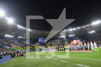 2022-05-11 - 
ROME, ITALY - May 11 : Choreographi  pose a photo before  the   Italian Cup final soccer match between  FC Juventus and Inter Milan FC at Stadio Olimpico on May 11,2022 in Rome,Italy - FINAL 2021/2022 - JUVENTUS FC VS INTER - FC INTERNAZIONALE - ITALIAN CUP - SOCCER