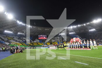 2022-05-11 - ROME, ITALY - May 11 : Players of FC Juventus  and Players Inter Milan pose a photo before  the   Italian Cup final soccer match between  FC Juventus and Inter Milan FC at Stadio Olimpico on May 11,2022 in Rome,Italy - FINAL 2021/2022 - JUVENTUS FC VS INTER - FC INTERNAZIONALE - ITALIAN CUP - SOCCER
