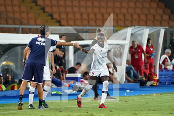 2022-08-05 - Mamadou Tounkara (AS Cittadella) celebrates after scoring a goal of 1-3 - US LECCE VS AS CITTADELLA - ITALIAN CUP - SOCCER