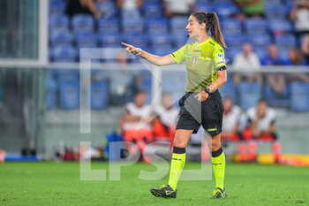 2022-08-05 - The Referee of the match Maria Sole Ferrieri Caputi to Livorno - UC SAMPDORIA VS REGGINA 1914 - ITALIAN CUP - SOCCER
