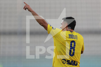 2022-08-08 - Nicola Mosti (FC MODENA) celebrates after scoring a goal  - MODENA FC VS US SASSUOLO - ITALIAN CUP - SOCCER