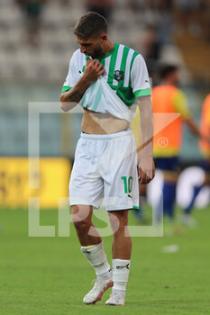 2022-08-08 - Domenico Berardi (US SASSUOLO) reacts  - MODENA FC VS US SASSUOLO - ITALIAN CUP - SOCCER