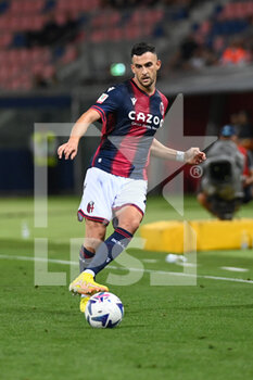 2022-08-08 - Charalampos Lykogiannis in action - BOLOGNA FC VS COSENZA CALCIO - ITALIAN CUP - SOCCER