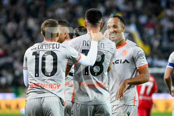 2022-10-19 - Udinese's Nehuen Perez celebrates after scoring a goal with teammates - UDINESE CALCIO VS AC MONZA - ITALIAN CUP - SOCCER