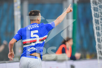 2022-10-20 - Valerio Verre  celebrates after scoring a goal - UC SAMPDORIA VS ASCOLI CALCIO - ITALIAN CUP - SOCCER