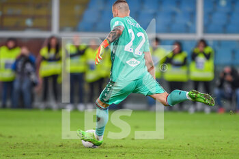 2022-10-20 - Nikita Contini (Sampdoria) scores the penalty - UC SAMPDORIA VS ASCOLI CALCIO - ITALIAN CUP - SOCCER