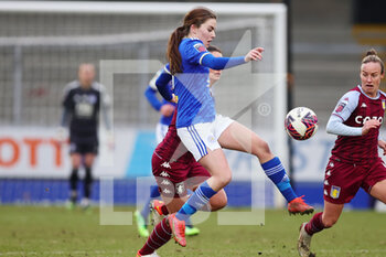 2022-01-23 - Leicester City Defender Asleigh Plumptre during the Women's English championship, FA Women's Super League football match between Leicester CIty and Aston Villa on January 23, 2022 at the Pirelli Stadium, Burton upon Trent, England - LEICESTER CITY VS ASTON VILLA - ENGLISH FA WOMEN'S SUPER LEAGUE - SOCCER
