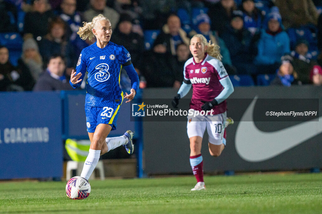 Chelsea vs West Ham United - ENGLISH FA WOMEN'S SUPER LEAGUE - SOCCER