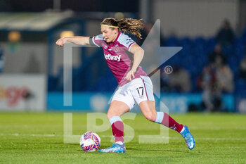 2022-01-26 - West Ham United midfielder Mel Filis (17) during the Women's English championship, FA Women's Super League football match between Chelsea and West Ham United on January 26, 2022 at Kingsmeadow in Kingston, England - CHELSEA VS WEST HAM UNITED - ENGLISH FA WOMEN'S SUPER LEAGUE - SOCCER