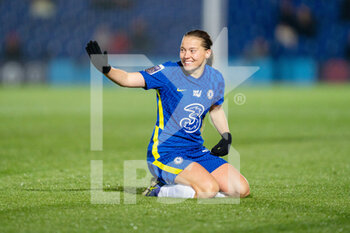 2022-01-26 - Chelsea forward Fran Kirby (14) during the Women's English championship, FA Women's Super League football match between Chelsea and West Ham United on January 26, 2022 at Kingsmeadow in Kingston, England - CHELSEA VS WEST HAM UNITED - ENGLISH FA WOMEN'S SUPER LEAGUE - SOCCER
