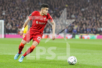 2022-02-27 - Luis Diaz (23) of Liverpool during the English League Cup, Carabao Cup Final football match between Chelsea and Liverpool on February 27, 2022 at Wembley Stadium in London, England - FINAL - CHELSEA VS LIVERPOOL - ENGLISH LEAGUE CUP - SOCCER