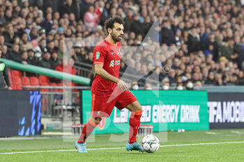 2022-02-27 - Mohamed Salah (11) of Liverpool during the English League Cup, Carabao Cup Final football match between Chelsea and Liverpool on February 27, 2022 at Wembley Stadium in London, England - FINAL - CHELSEA VS LIVERPOOL - ENGLISH LEAGUE CUP - SOCCER