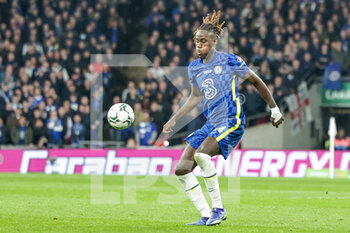 2022-02-27 - Trevoh Chalobah (14) of Chelsea during the English League Cup, Carabao Cup Final football match between Chelsea and Liverpool on February 27, 2022 at Wembley Stadium in London, England - FINAL - CHELSEA VS LIVERPOOL - ENGLISH LEAGUE CUP - SOCCER