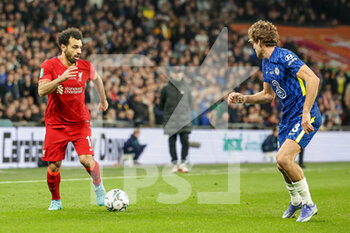 2022-02-27 - Mohamed Salah (11) of Liverpool during the English League Cup, Carabao Cup Final football match between Chelsea and Liverpool on February 27, 2022 at Wembley Stadium in London, England - FINAL - CHELSEA VS LIVERPOOL - ENGLISH LEAGUE CUP - SOCCER