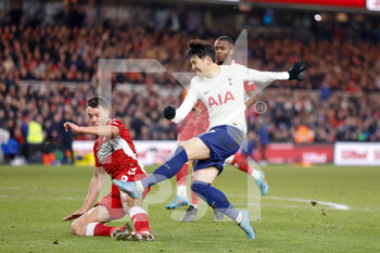 2022-03-01 - Tottenham Hotspur forward Son Heung-Min during the English FA Cup football match between Middlesbrough and Tottenham Hotspur on March 1, 2022 at the Riverside Stadium in Middlesbrough, England - MIDDLESBROUGH VS TOTTENHAM HOTSPUR - ENGLISH LEAGUE CUP - SOCCER