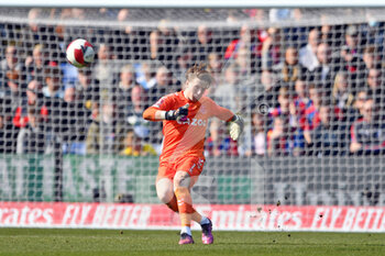 2022-03-20 - Everton goalkeeper Jordan Pickford during the English FA Cup, quarter-finals football match between Crystal Palace and Everton on March 20, 2022 at Selhurst Park in London, England - CRYSTAL PALACE VS EVERTON - ENGLISH LEAGUE CUP - SOCCER