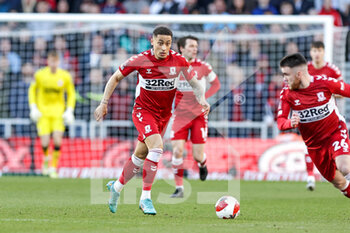 2022-03-19 - Marcus Tavernier (7) of Middlesbrough during the English FA Cup, quarters-final football match between Middlesbrough and Chelsea on March 19, 2022 at the Riverside Stadium in Middlesbrough, England - MIDDLESBROUGH VS CHELSEA - ENGLISH LEAGUE CUP - SOCCER
