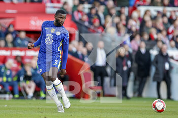2022-03-19 - Antonio Rudiger (2) of Chelsea during the English FA Cup, quarters-final football match between Middlesbrough and Chelsea on March 19, 2022 at the Riverside Stadium in Middlesbrough, England - MIDDLESBROUGH VS CHELSEA - ENGLISH LEAGUE CUP - SOCCER