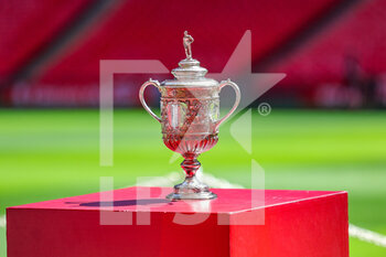 2022-05-14 - The Original FA Cup on display during the English FA Cup, Final football match between Chelsea and Liverpool on May 14, 2022 at Wembley Stadium in London, England - FINAL - CHELSEA VS LIVERPOOL - ENGLISH LEAGUE CUP - SOCCER