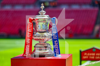 2022-05-14 - The FA Cup on display during the English FA Cup, Final football match between Chelsea and Liverpool on May 14, 2022 at Wembley Stadium in London, England - FINAL - CHELSEA VS LIVERPOOL - ENGLISH LEAGUE CUP - SOCCER