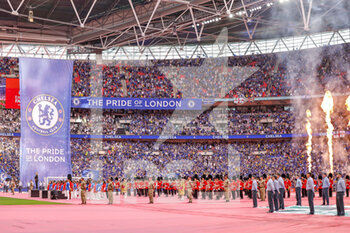 2022-05-14 - The opening ceremony during the English FA Cup, Final football match between Chelsea and Liverpool on May 14, 2022 at Wembley Stadium in London, England - FINAL - CHELSEA VS LIVERPOOL - ENGLISH LEAGUE CUP - SOCCER