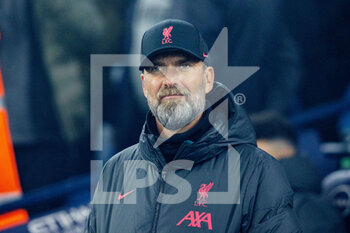2022-12-22 - Liverpool manager Jurgen Klopp during the English League Cup, EFL 4th Round Carabao Cup, football match between Manchester City and Liverpool on December 22, 2022 at the Etihad Stadium in Manchester, England - FOOTBALL - ENGLISH LEAGUE CUP - MANCHESTER CITY V LIVERPOOL - ENGLISH LEAGUE CUP - SOCCER