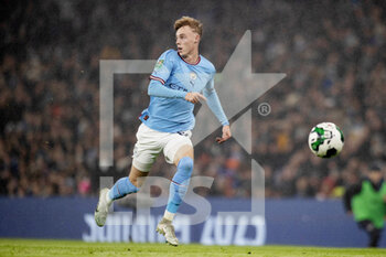 2022-12-22 - Manchester City midfielder Cole Palmer during the English League Cup, EFL 4th Round Carabao Cup, football match between Manchester City and Liverpool on December 22, 2022 at the Etihad Stadium in Manchester, England - FOOTBALL - ENGLISH LEAGUE CUP - MANCHESTER CITY V LIVERPOOL - ENGLISH LEAGUE CUP - SOCCER
