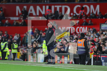 2022-01-04 - Manchester United Interim Manager Ralf Rangnick during the English championship Premier League football match between Manchester United and Wolverhampton Wanderers on January 3, 2022 at Old Trafford in Manchester, England - MANCHESTER UNITED VS WOLVERHAMPTON WANDERERS - ENGLISH PREMIER LEAGUE - SOCCER