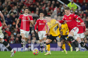 2022-01-04 - Wolverhampton Wanderers midfielder Daniel Podence (10) battles with Manchester United Midfielder Scott McTominay (39) during the English championship Premier League football match between Manchester United and Wolverhampton Wanderers on January 3, 2022 at Old Trafford in Manchester, England - MANCHESTER UNITED VS WOLVERHAMPTON WANDERERS - ENGLISH PREMIER LEAGUE - SOCCER