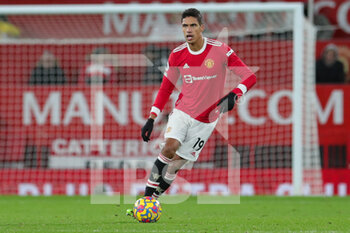 2022-01-04 - Manchester United Defender Raphael Varane during the English championship Premier League football match between Manchester United and Wolverhampton Wanderers on January 3, 2022 at Old Trafford in Manchester, England - MANCHESTER UNITED VS WOLVERHAMPTON WANDERERS - ENGLISH PREMIER LEAGUE - SOCCER