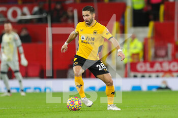 2022-01-04 - Wolverhampton Wanderers midfielder Joao Moutinho during the English championship Premier League football match between Manchester United and Wolverhampton Wanderers on January 3, 2022 at Old Trafford in Manchester, England - MANCHESTER UNITED VS WOLVERHAMPTON WANDERERS - ENGLISH PREMIER LEAGUE - SOCCER
