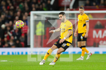 2022-01-04 - Wolverhampton Wanderers midfielder Joao Moutinho during the English championship Premier League football match between Manchester United and Wolverhampton Wanderers on January 3, 2022 at Old Trafford in Manchester, England - MANCHESTER UNITED VS WOLVERHAMPTON WANDERERS - ENGLISH PREMIER LEAGUE - SOCCER